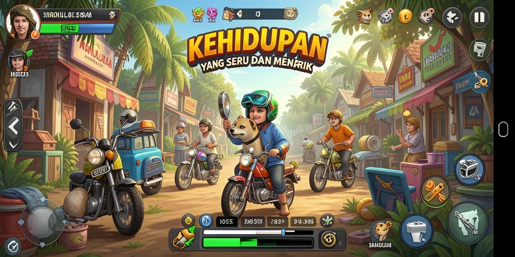 Screenshot gameplay yang menarik dari 8055 dalam aksi simulasi.