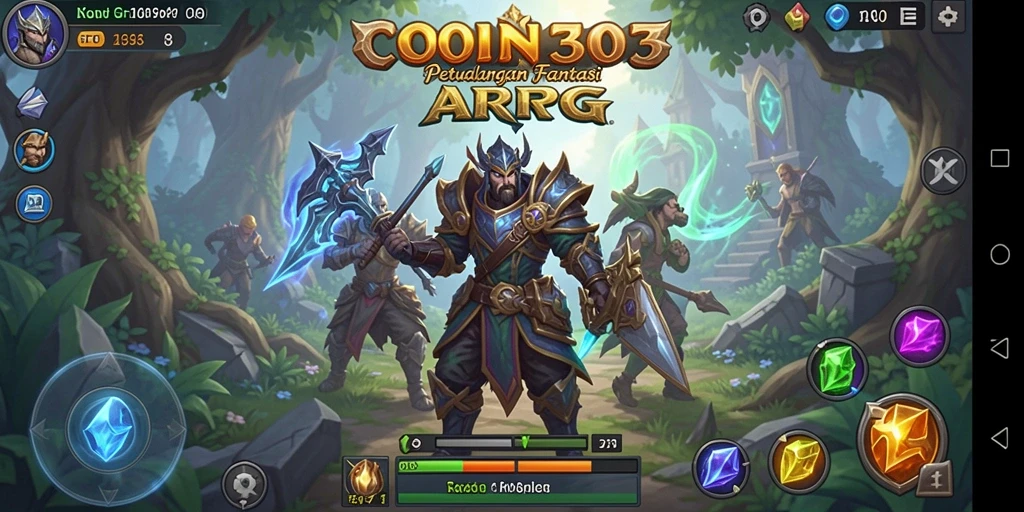 Gambaran aksi pertarungan dalam dunia COIN303 yang epik.