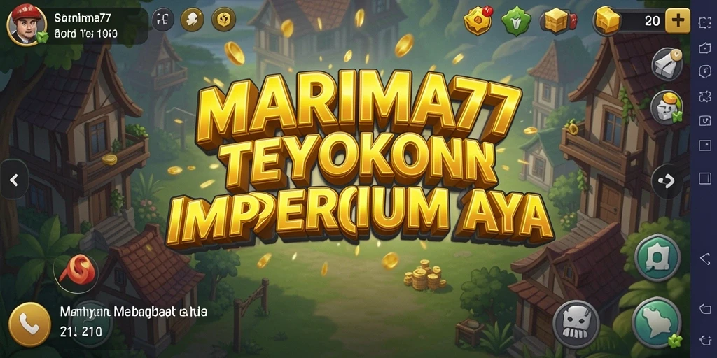 Tampilan gameplay MARIMA77 yang menawan dalam membangun bisnis Tycoon.