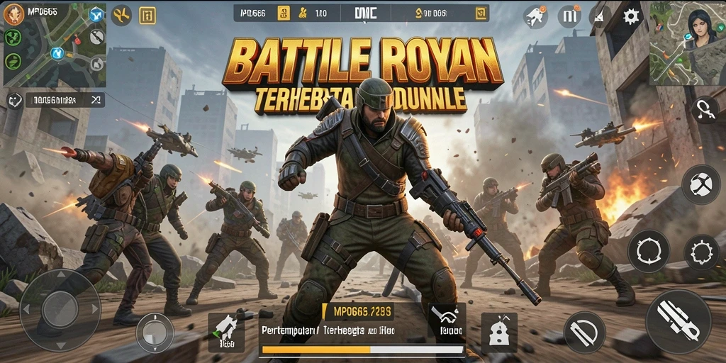 Gameplay seru di MPO666 saat bertarung di medan perang.
