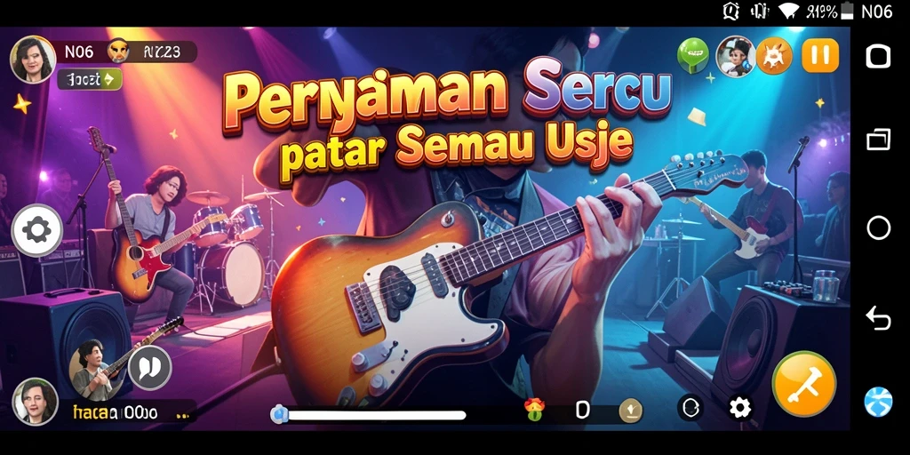 Tampilan gameplay N06 menunjukkan momen seru saat bermain musik.