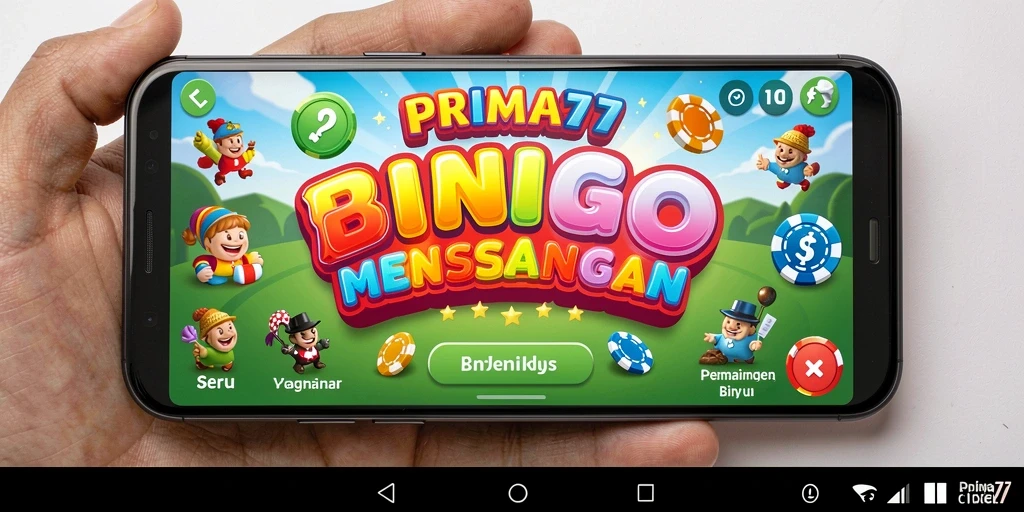 Screenshot gameplay PRIMA77 menampilkan momen seru dalam permainan Bingo.