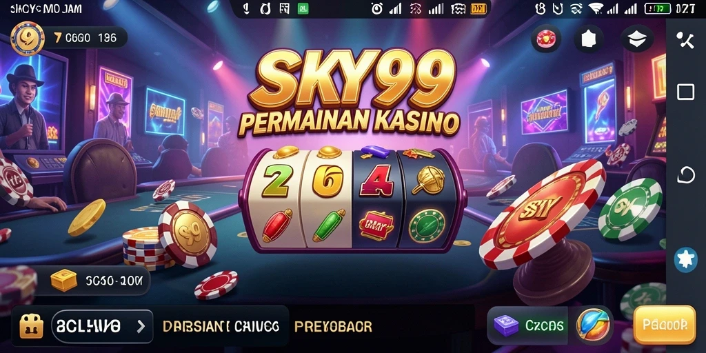 Tampilan gameplay SKY99 yang memukau dengan elemen Kasino.